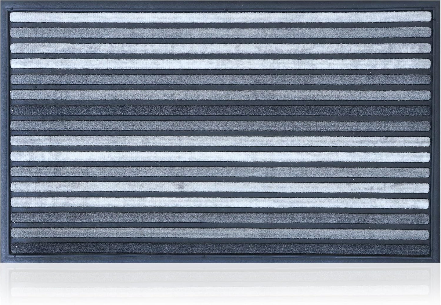 Extra Durable, Superior Absorption, Front Door Mat for Outdoor & Indoor - Welcome Mat for Entryway, Entrance, Patio, Porch - Waterproof, Non-Slip Backing, Coarse Fibers (Scales,17x29)