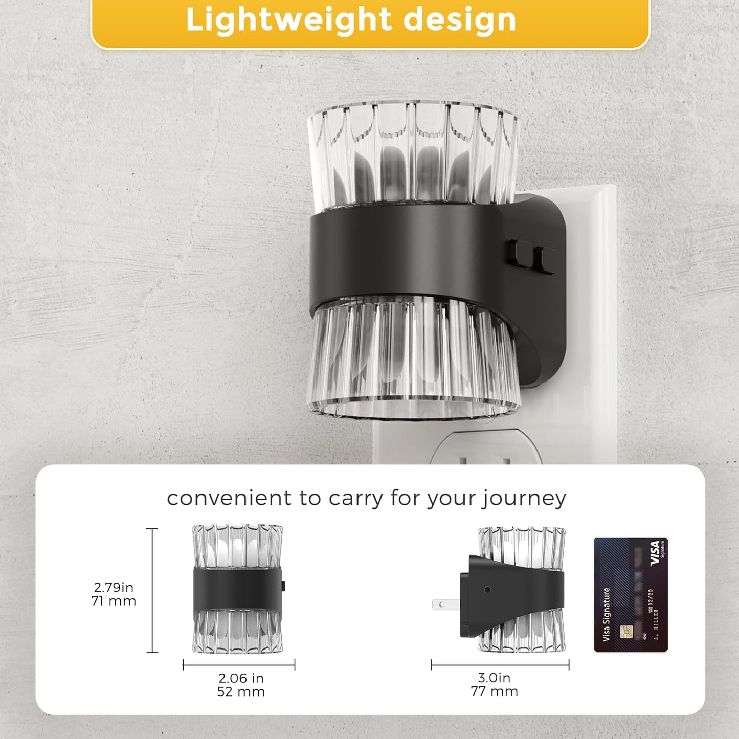 L LOHAS LED Night Light, Bubble Night Lights Plug into Wall,2 Pack 3000K/4000k/5000K Adjustable Color Temperature Night Light,Dimmable Nightlights with Dusk to Dawn Sensor for Rooms Bathroom Hallway
