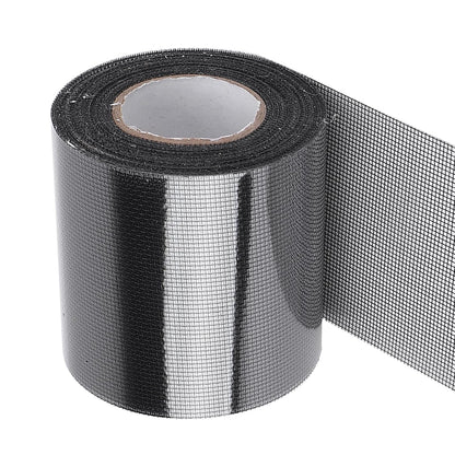 Self-Adhesive Fiberglass Screen Repair Tape for Window, Door, Tent, RV, Pool Mesh, Strong Waterproof Mesh Patch Kit for Tears and Holes, Easy Cut and Apply, Indoor Outdoor Use