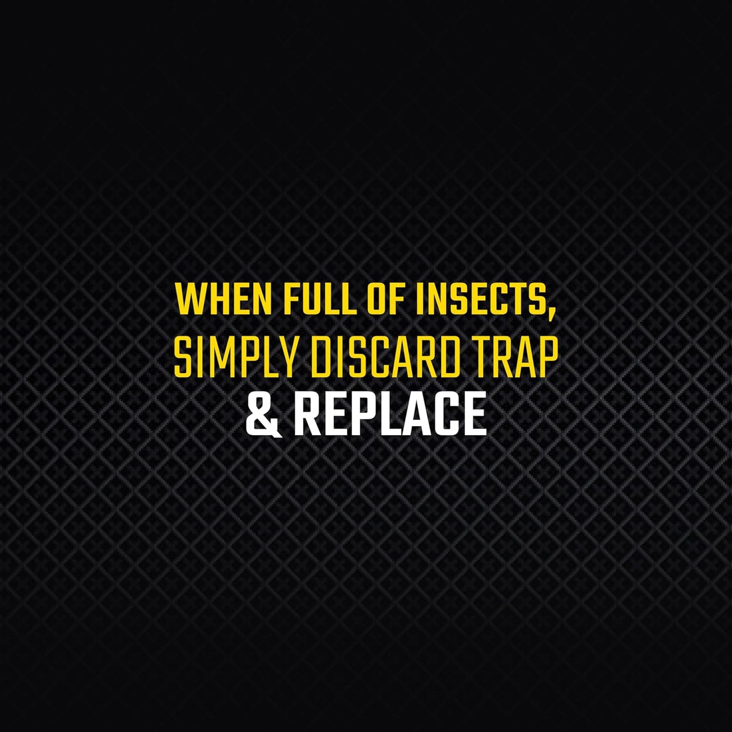 Black Flag Fly Stick, Trap Houseflies and Flying Insects, Pack of 6