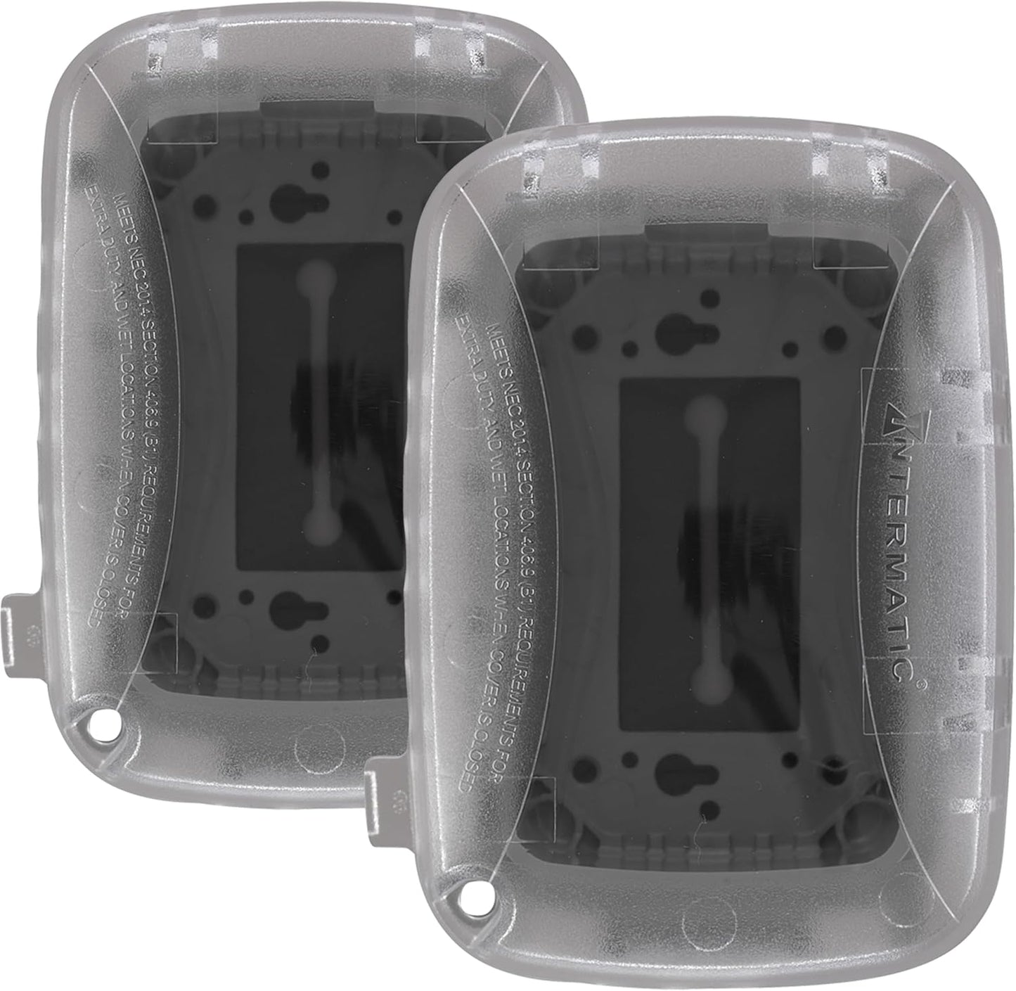 Intermatic WP3100C Weatherproof Electrical Outlet Cover - Extreme Temperature Resistance, Heavy-Duty Construction, Versatile Design & Multi-Configurable, Easy Install, Secure Fit for Outdoor in-Use