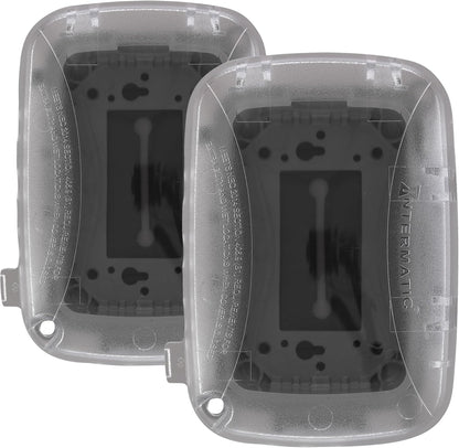 Intermatic WP3100C Weatherproof Electrical Outlet Cover - Extreme Temperature Resistance, Heavy-Duty Construction, Versatile Design & Multi-Configurable, Easy Install, Secure Fit for Outdoor in-Use
