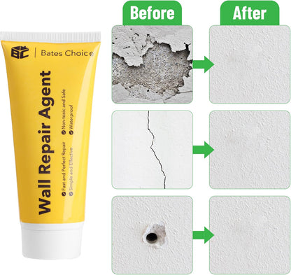 Bates- Drywall Repair Kit, Wall Spackle Repair Paste(120g), Drywall Patch Kit, Spackle for Drywall Hole Filler, Wall Putty Hole Repair, Spackle Wall Repair Kit, Hole Filler Putty for Walls