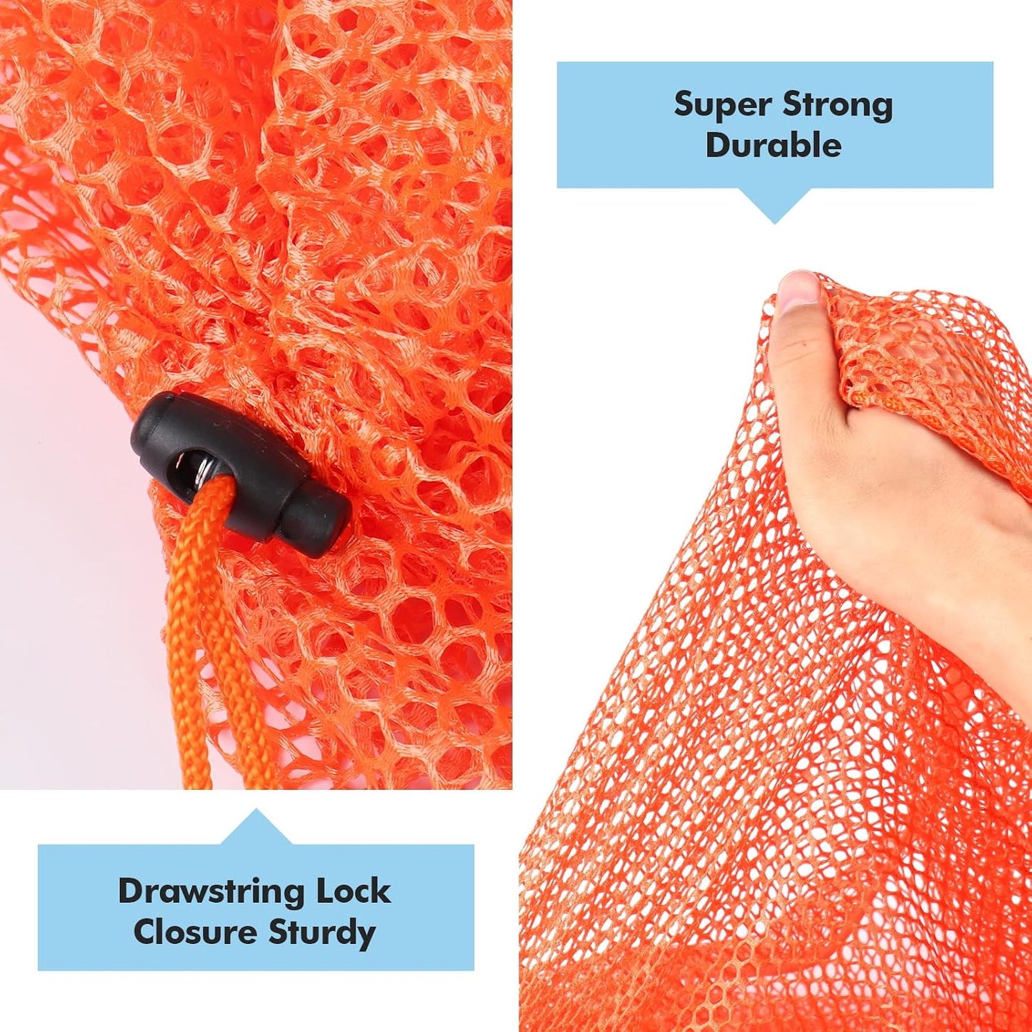 3 Pack XXL Mesh Laundry Bags for Delicates, Extra Large Laundry Wash Bags for Clothes,Bed Linen,Toys with Drawstring Closure Sturdy(3 XXLarge 28 x 26 Inches)