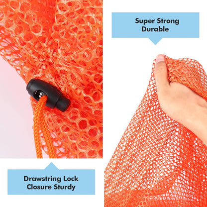 3 Pack XXL Mesh Laundry Bags for Delicates, Extra Large Laundry Wash Bags for Clothes,Bed Linen,Toys with Drawstring Closure Sturdy(3 XXLarge 28 x 26 Inches)