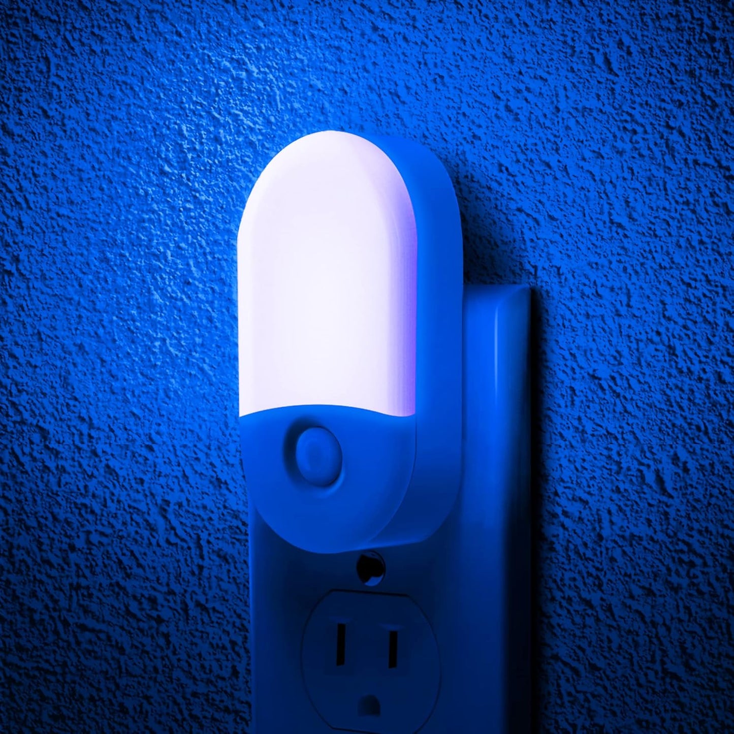 L LOHAS LED Night Lights Plug into Wall, [2 Pack] LED Dimmable Night Light with Light Sensors, 30/60LM Adjustable Brightness Nightlights, Soft White 3000K Automatic Night Light for Kid, Hallway