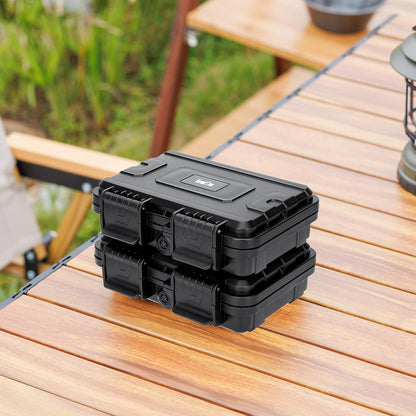 24 Slots CR2 CR123 CR123A Lithium Battery Organizer Case, IP67 Waterproof Hard Case for CR17345/CR16340/CR18350/CR15270(CR2) Explosionproof Batteries Storage Holder for Household Outdoor Camping