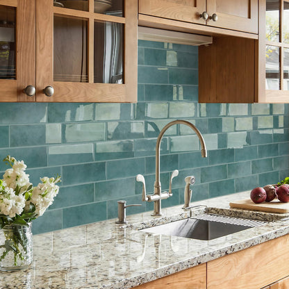 STICKGOO 10 Sheets Subway Tile Peel and Stick Backsplash, Extra Thick 3D Wall Tiles with Commercial-Grade Adhesive for Kitchen, Bathroom, Laundry Room,11.56"x8.38"(White)