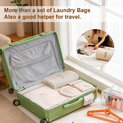 3Pcs Durable Mesh Laundry Bags, Premium Lingerie Bags for Washing Delicates, Underwear, Bra, Shoe, Sock, Laundry Bag Mesh Wash Bags Used in College Dorm, Laundry Room (12 * 16 Inches)