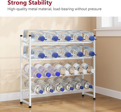 Tajsoon Expandable Shoe Rack for Closet 3 Tier, 28“-41“Adjustable & Stackable Shoe Shelf Storage, Metal Shoe Rack Organizer for Front Door Entrance, Closet, Garage, Entryway, Black