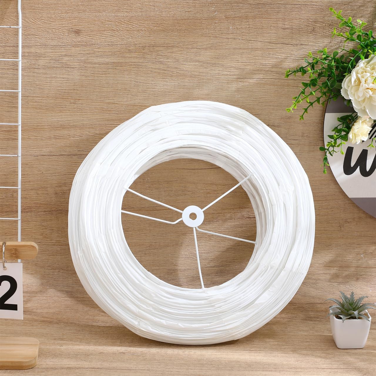Uonlytech Paper Floor Lamp Shade Replacement, Foldable Standing Lampshade Japanese Style Paper Floor Light Cover Accessories for Bedroom Floor Light, White