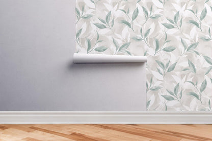 Peel and Stick Wallpaper Roll 17.5 x 216 Whispering Tales Design in Vinyl Sticker Paper for Accent Panels, Bedroom, Kitchen, Office or Shelf Liner