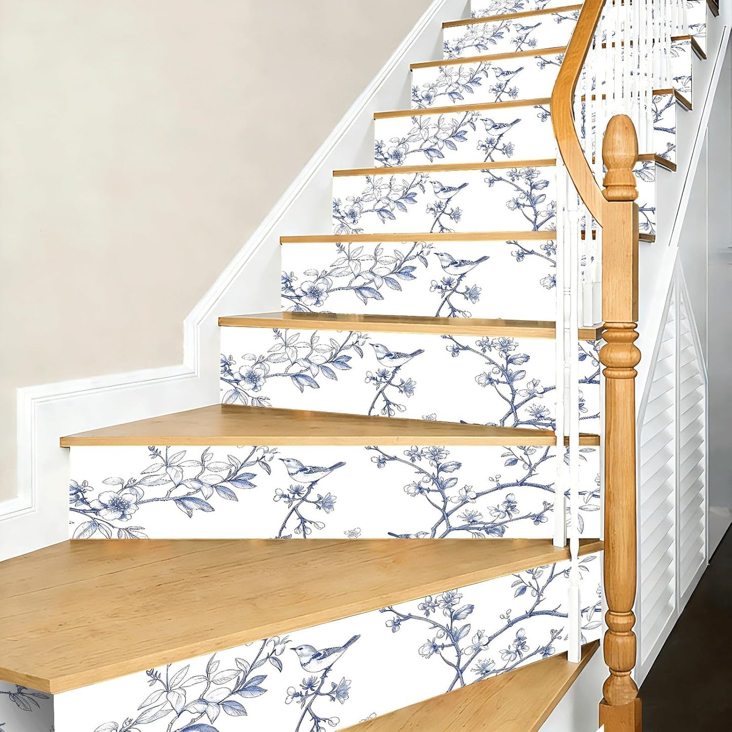 Peel and Stick Wallpaper, Soft Wildflower Botanical Contact Paper, PVC Vinyl Removable Wall Covering, Waterproof Easy-Clean, No Residue Renter Friendly, Neutral Decor, 39.4x17.3 in (Flowers2)