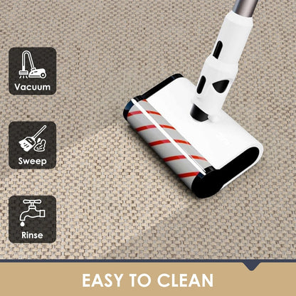 Door Mat 30"x17", Non Slip Washable Door Mat Indoor Entrance, Low Profile Absorbent Entry Rug for Front Door, Entryway, Inside Entrance, Rubber Backing Dirt Trapper Indoor Mat, Khaki