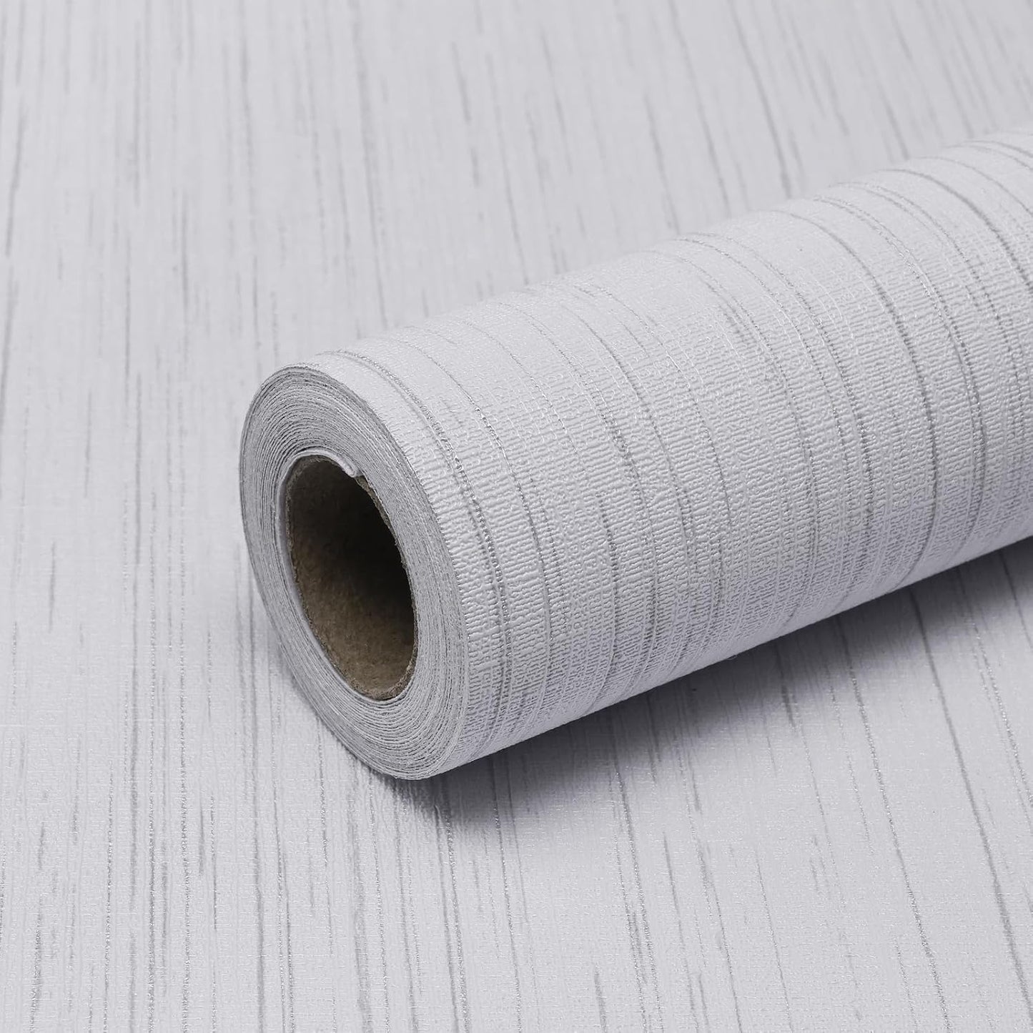 Light Blue Peel and Stick Grasscloth Texture Wallpaper 15.7"x120" Vintage Wallpaper Removable Waterproof
