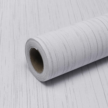 Light Blue Peel and Stick Grasscloth Texture Wallpaper 15.7"x120" Vintage Wallpaper Removable Waterproof