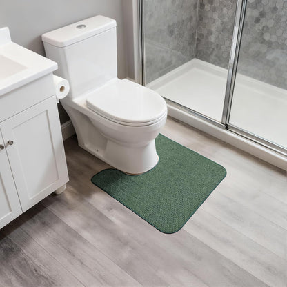 Bath Mat,Ultra Thin Bathroom Rugs,Rubber Bath Mats for Bathroom,No Slip Bath Rugs,Quick Dry,Machine Washable,Low Pile,Absorbent,Shower Outside,Sink,Home Decor Accessories.Grey,1'5"x2'3"(17x27Inch)