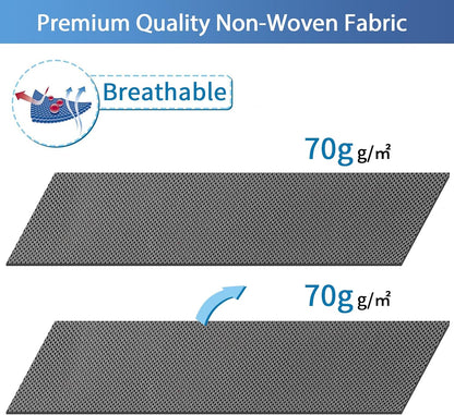 Fixwal Extra Large Blanket Storage Bags 120L Comforter Storage Bags with Reinforced Handles Breathable Clothes Storage Containers for King Comforter Bedding Pillow Sheet Grey