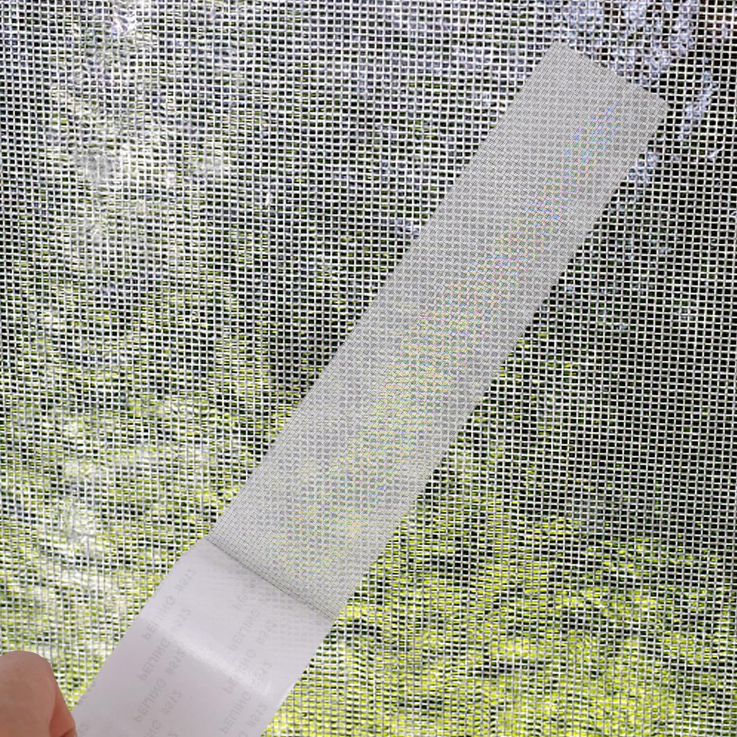 2 Roll Self-Adhesive Screen Window Repair Tape Mosquito Prevention Net Cover Screen Door Tent Repair Patch, 5cm*2cm