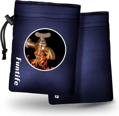 Outdoor Faucet Cover Socks for Winter Freeze Protection, Insulated Hose Spigot Covers for Outside Cold Weather Extra Large XL 2 PcsBLACK