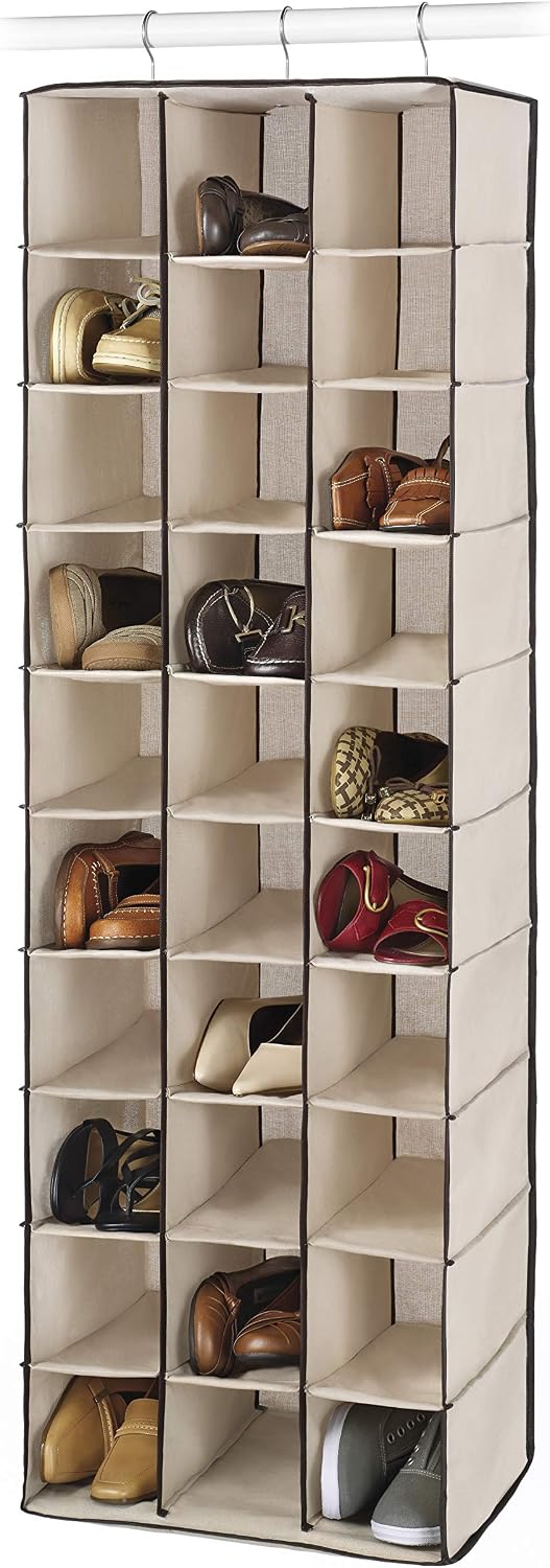 Whitmor Hanging Shoe Shelves - Crosshatch Gray