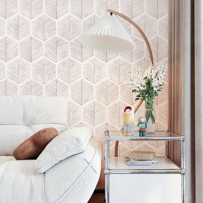 MelunMer 118In L 17.3In W Modern Peel and Stick Wallpaper Boho Contact Paper for Cabinets/Drawers Self Adhesive Removable Wallpaper for Bedroom/Bathroom Waterproof Geometric Contact Paper Beige/White