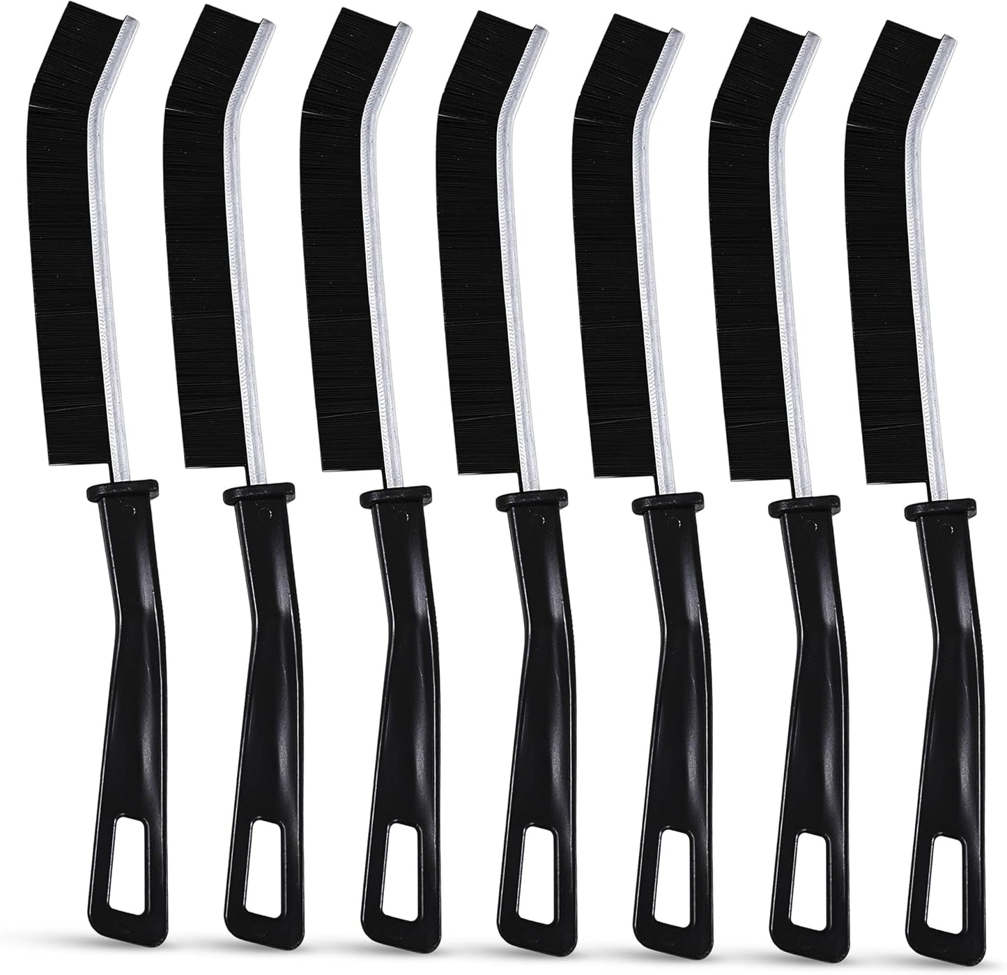 7Pcs Crevice Cleaning Brush, Gap Brush for Cleaning Hard Bristle Cleaning Tools for Baseboard Mesh Screen Sliding Door Track, Bathroom, Shower, Window, Household Use Scrub Brushes for Deep Cleaning