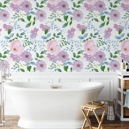 Removable Peel and Stick Wallpaper Boho 17.5 x 118 in Floral for Bedroom Bathroom Easy Peel Off Stick on Wallpaper Contact Paper Renter Friendly Wall Paper