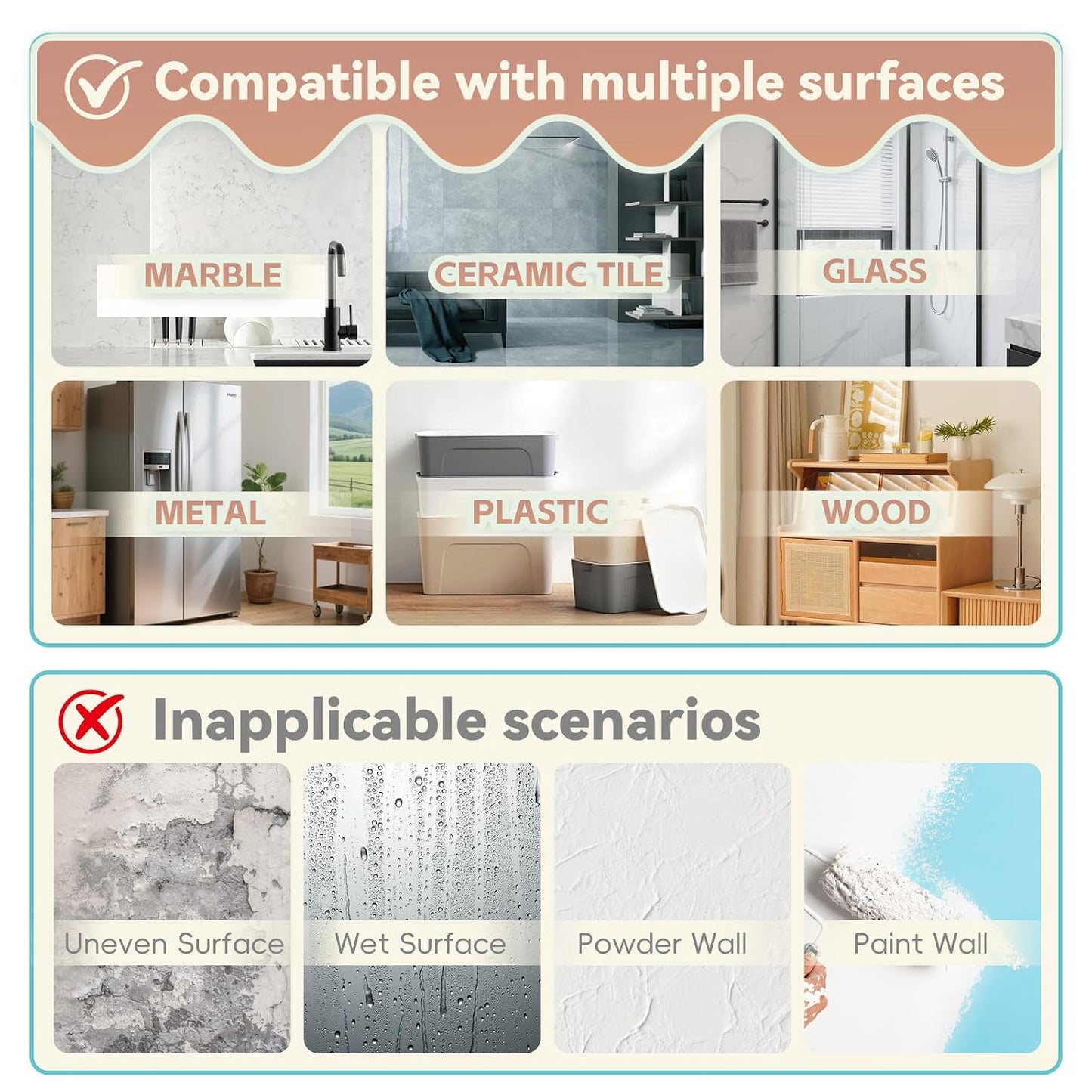 zvp Double Sided Nano Tape, Removable Heavy Duty Mounting Foam Tape, Adhesive Tape for Wall, Carpet, Poster and Picture Hanging Strips (Transparent, 1.15 * 118 in)