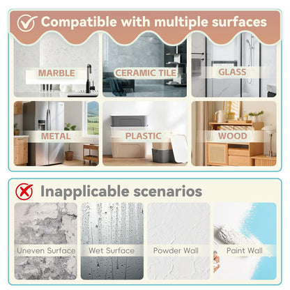 zvp Double Sided Nano Tape, Removable Heavy Duty Mounting Foam Tape, Adhesive Tape for Wall, Carpet, Poster and Picture Hanging Strips (Transparent, 1.15 * 118 in)
