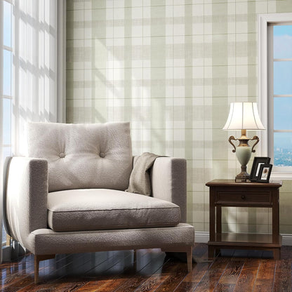 Modern Peel and Stick Wallpaper 17.3" x 78.7" Self Adhesive Wallpaper Textured Neutral Stripe Contact Paper Removable Vinyl Wall Paper for Living Room Bedroom Accent Wall Modern Minimalist Wall Decor