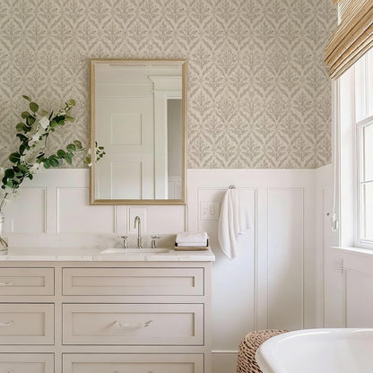 YXTII 17.3" × 78.7" Vintage Wallpaper Peel and Stick Self Adhesive Removable Neutral Wallpaper for Bedroom Drawers Cabinets