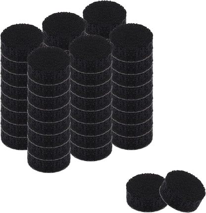 uxcell Furniture Pads, 36Pcs 0.5" - Round Self Adhesive Felt Furniture Pads, Floor Protectors for Furniture Feet Chairs Legs Hardwood Floors (Black)