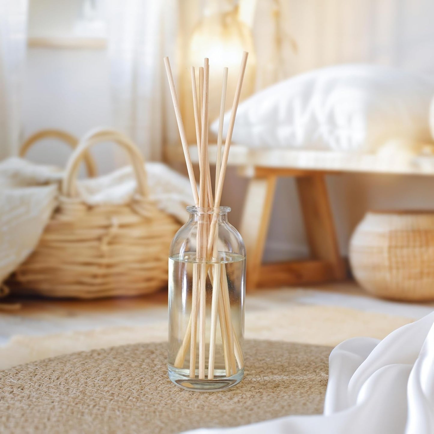 Urban Naturals Smoked Vanilla Reed Diffuser Set with Vanilla Bean, Sandalwood & Leather | Made in the USA - Colors B