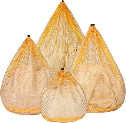 3 Pack XXL Mesh Laundry Bags for Delicates, Extra Large Laundry Wash Bags for Clothes,Bed Linen,Toys with Drawstring Closure Sturdy(3 XXLarge 28 x 26 Inches)