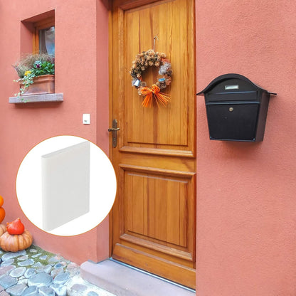Jetec 14 Pieces Door Corner Seals Self Adhesive Exterior Door Frame Seal Weather Stripping Corner Pad Foam Draft Stopper Gap Filler Bottom for Weather Protection, Isolation of Noise(Black and White)