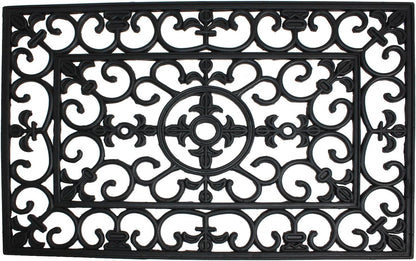 DII Rubber Doormats Collection All Weather, 18x30, Lattice