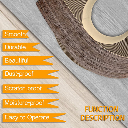 GSCIT Club Wood Grain Repair Tape, 2.4 inch X 15ft Self Adhesive Maple Grain Repair Patch for Tables, Chairs, Baseboards, Doors, Windows, Floors, Handicraft DIY. - Colors A