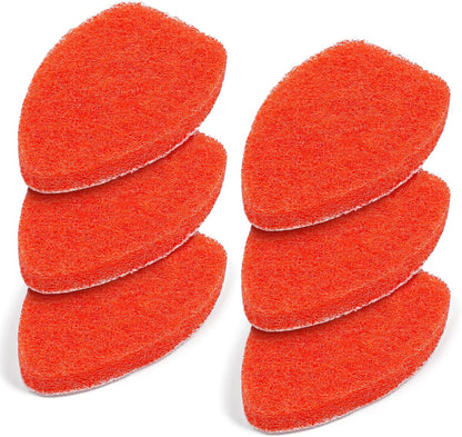 Bathtub Scrubber with Long Handle - Shower Scrub Brush with 8 Replacement Scouring Pads, Bathroom Cleaning Brush for Tub, Tile, Floor