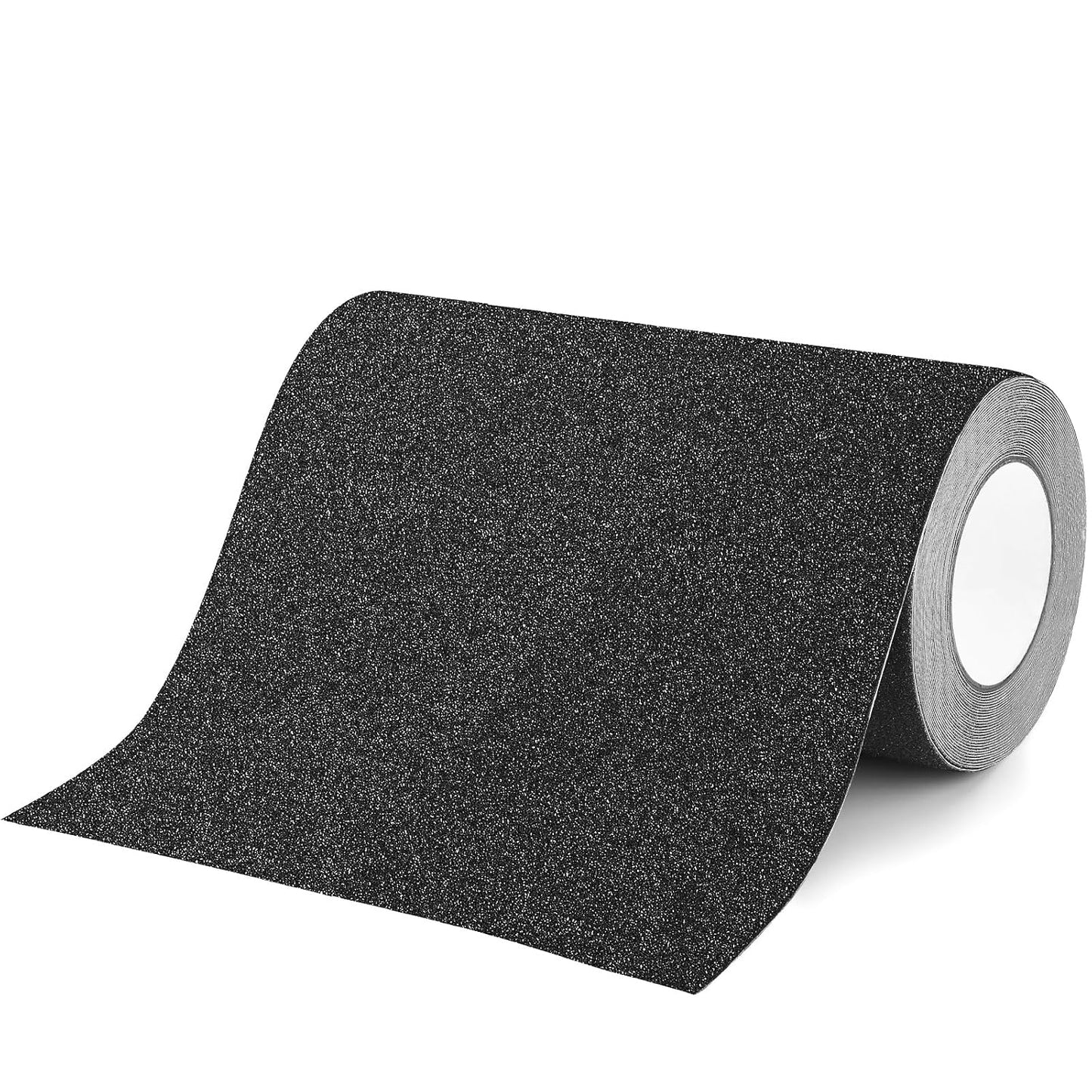 Qingluan Grip Tape, Heavy Duty Anti Slip Tape for Stairs Outdoor/Indoor Waterproof 4" x 33 ft, Safety Non-Slip Roll for Stair Step Traction Treads Stair Non Slip Strips Grey