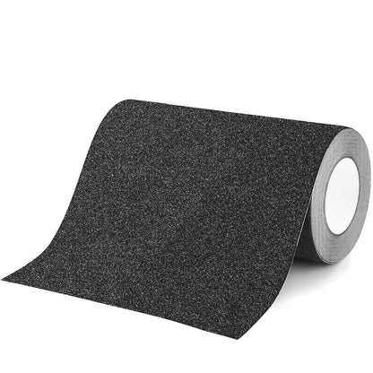 Qingluan Grip Tape, Heavy Duty Anti Slip Tape for Stairs Outdoor/Indoor Waterproof 4" x 33 ft, Safety Non-Slip Roll for Stair Step Traction Treads Stair Non Slip Strips Grey