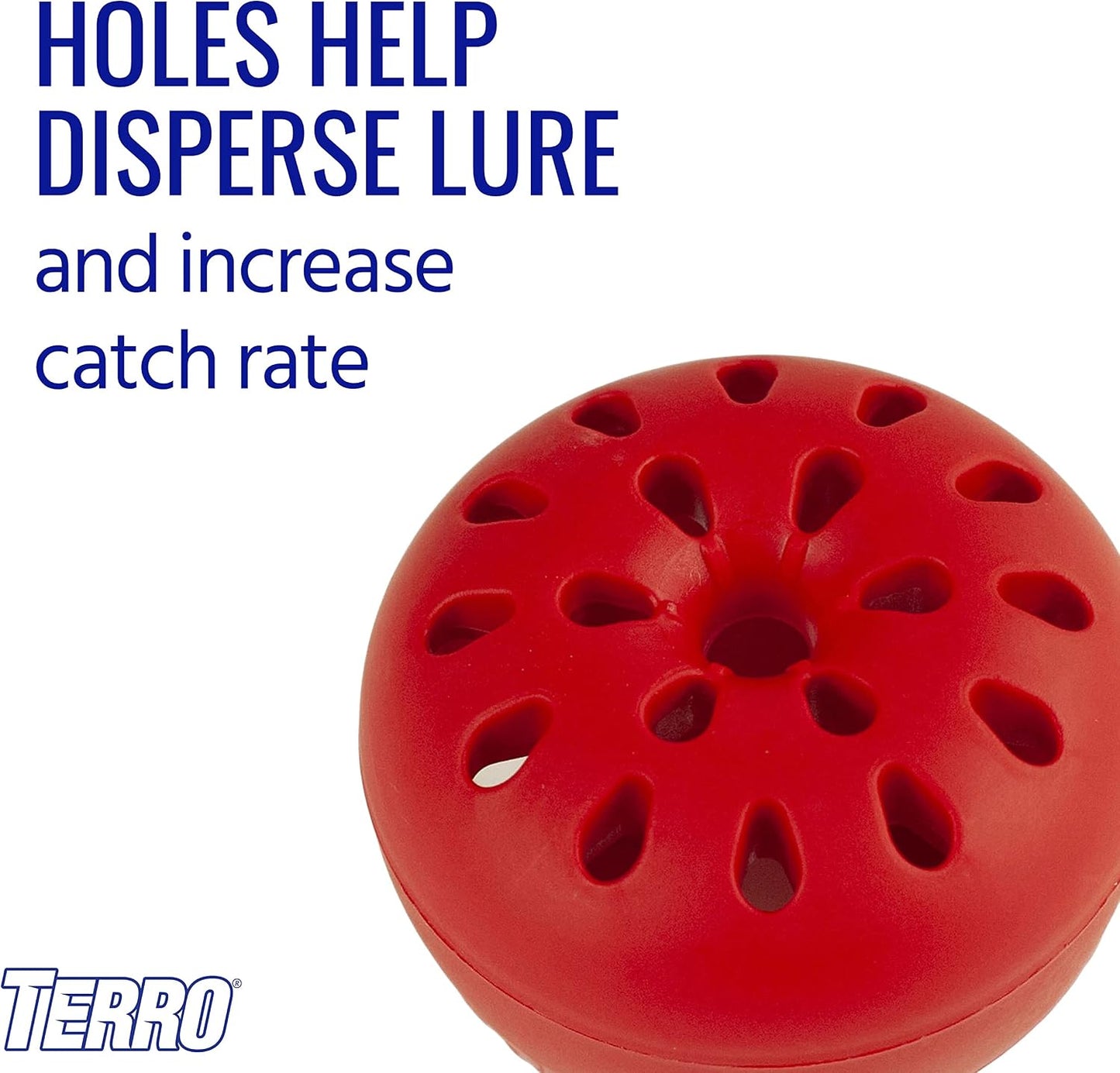 TERRO Fruit Fly Trap 4-Pack, 180 Day Lure Supply, Food-Based Lure | Apple-Shaped Design for Kitchen Counters, Fruit Bowls, Trash Cans, Food-Based Lure, Indoor Pest Control, Fruit Fly Killer