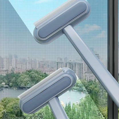 Jeanoko Window Screen Wiper Multifunctional Double Sided Cleaning Brush for Glass and Screen - Efficient PP Material - 1 Piece