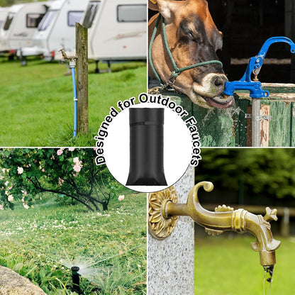 28'' x 15'' Large Faucet Cover for Winter, Outdoor Hydrant Covers Freeze Protection, Waterproof Faucet Sock for Spigot Garden Lawn Yard Farm Bibb Pipe