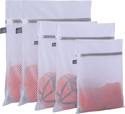 Kimmama Lingerie Bags for Washing Delicates, Mesh Laundry Bag for Delicates | Delicate laundry bag, for clothes, face mask, tie, scarf, socks, stockings, shirts, small toys, 3S