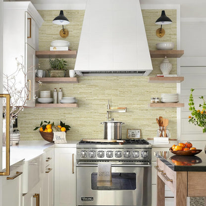 Vamos Tile 100-Piece Glossy Dolomite White Peel and Stick Backsplash Tile,3''x6'' PVC Subway Tile with White Grout, Stick on Backsplash for Kitchen/Bathroom/Fireplace
