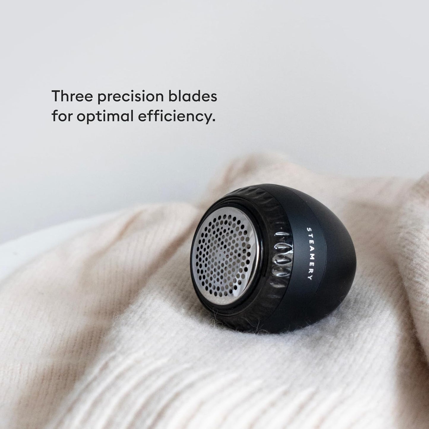 Steamery Fabric Shaver Pilo 1, Lint Remover for Pills and Bobbles, 5W, Portable, Rechargeable, Ergonomic, Scandinavian Design, Grey
