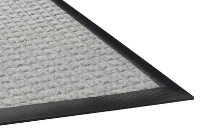 Guardian WaterGuard Indoor/Outdoor Wiper Scraper Floor Mat, Rubber/Nylon, 3'x4', Grey
