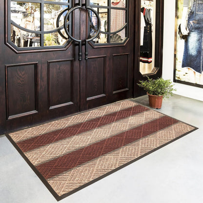 DM23 Heavy Duty Front Door Mats Non Slip Rubber Backing Entrance Mat Shoes Scraper Welcome Mat