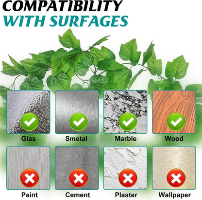 ALLWIN Plant Climbing Wall Clips - 120Pcs,Plant Hooks for Vines, Money Plant Clips (Green)